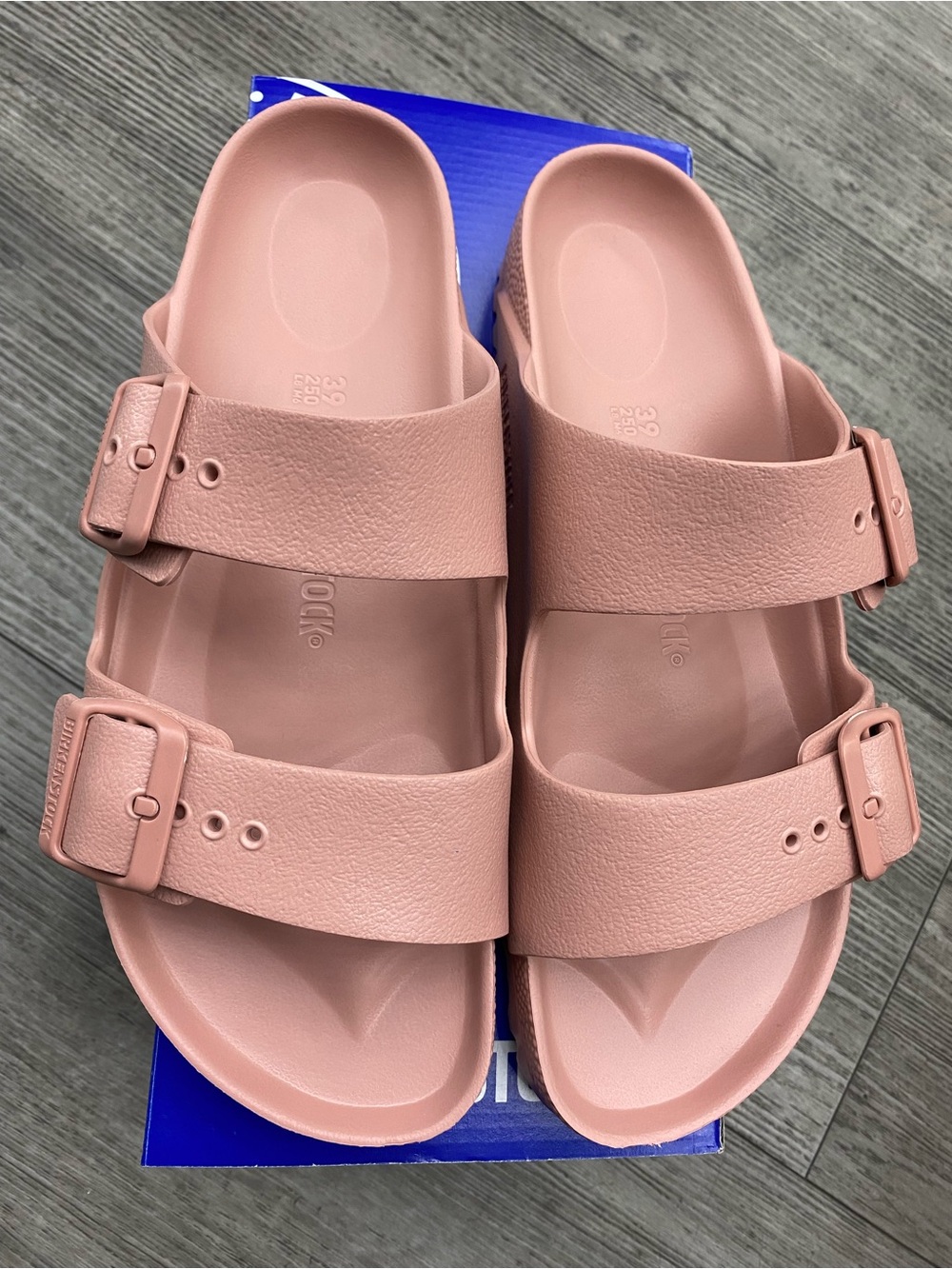 Birkenstock Arizona EVA Pink Clay Sandals – Narrow Fit Lightweight